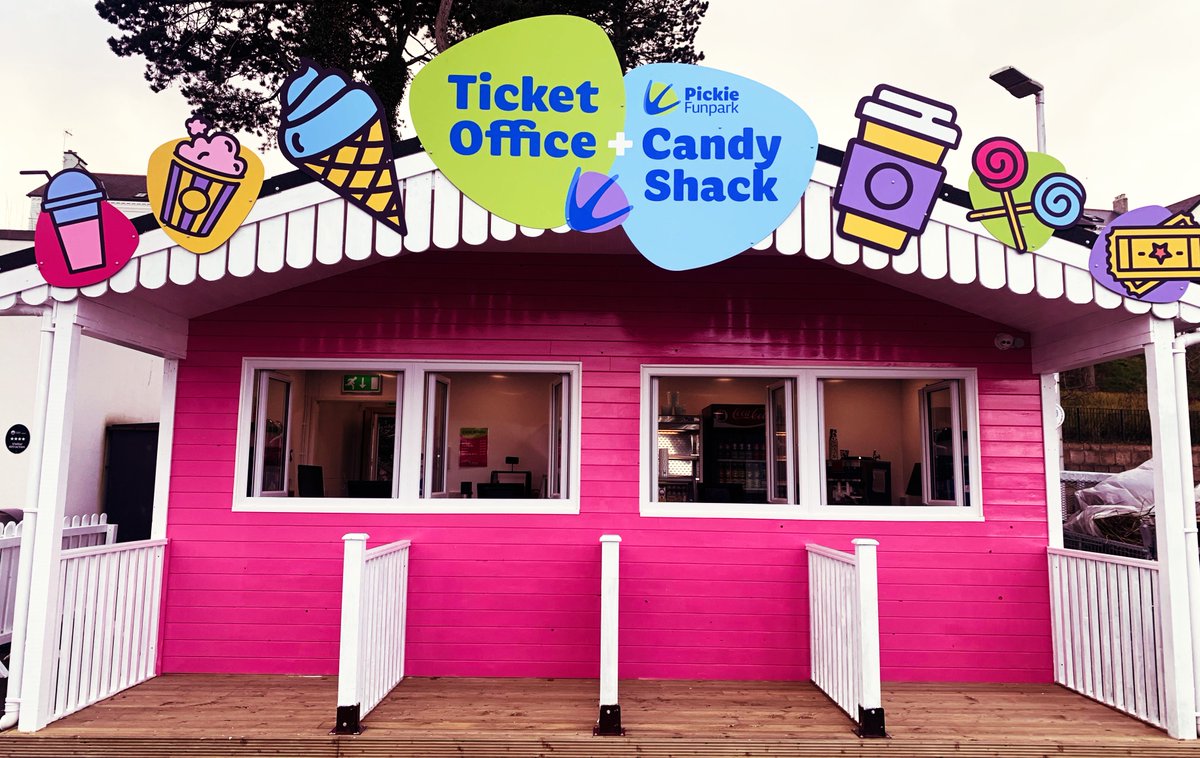 Our new ticket office + candy shack is OPEN and it looks absolutely fab! 👐

The new addition can serve up to 8 customers at one time, this will significantly reduce queues during busy times, which means less time queuing for tickets and more time having fun.

What do you think?