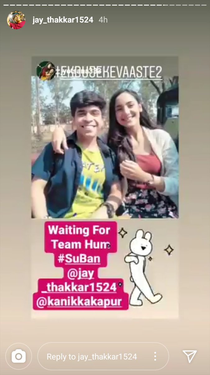 jyotsana333's tweet image. @JayThakkar1999 Thank You❤
We Loooveee Our Bunty Style😂❤
#EkDujeKeVaaste2 #SuNty #SuBun
#1MonthOfEDKV2 @kanikkakapur