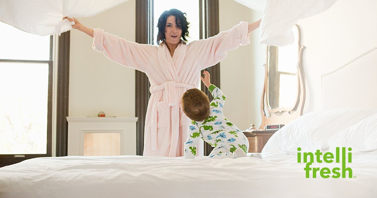 INTELLIFRESH's tweet photo. Don’t let musty smells stop the fun. @INTELLIFRESH Intellifresh keeps bedding fresh by preventing musty odors before they start. https://t.co/B3q4vwTRWa