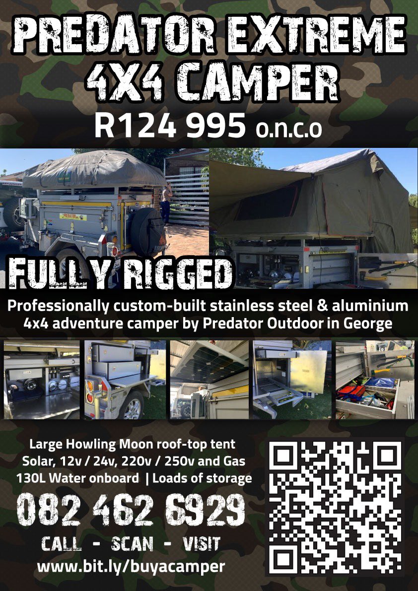 maraisdonovan's tweet photo. https://t.co/vvMAc4njbp #4x4 #camping #offroad #offroadcamper #bushcamper #4x4camper #offthegrid #familycamper #caravan #safari #outdoor #explore #travel #4x4travel #4x4offroad #4x4life #4x4offroad #4x4adventure #4x4accessories #caravan #caravaning #caravans #caravanlife https://t.co/pYz3jNgyzj