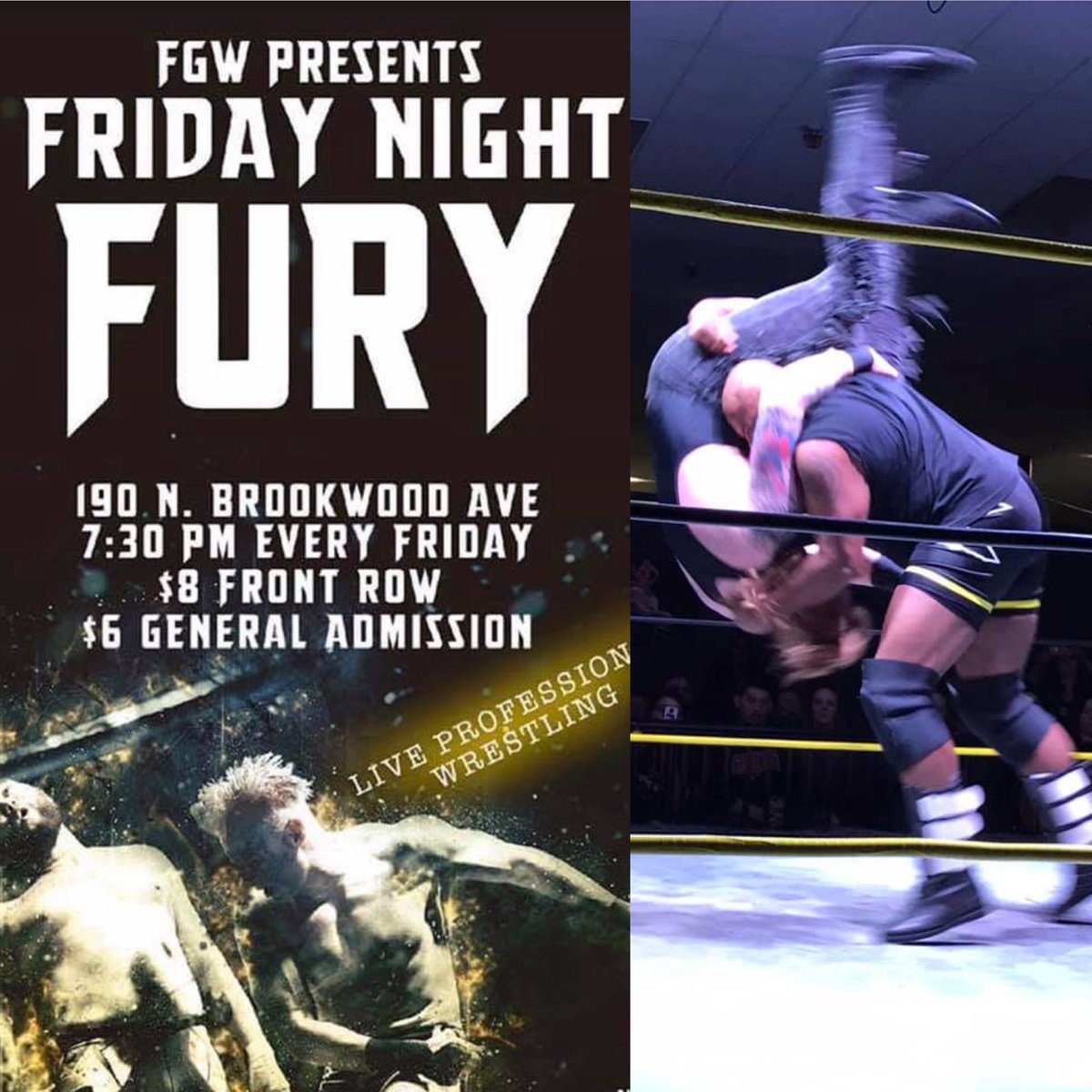 JuggernautJax23's tweet photo. “Witness The 300 Pound Massive, Unstoppable, Destructive Force This Friday Night”...@JuggernautJax23 @TheFGW #FridayNightFury Tickets Available Now. #FGW #Shockwave #JuggernautJax #TheNextBigThing #TrainDestroyRepeat #HawkArmy #ProfessionalWrestling https://t.co/rla9akBfJT