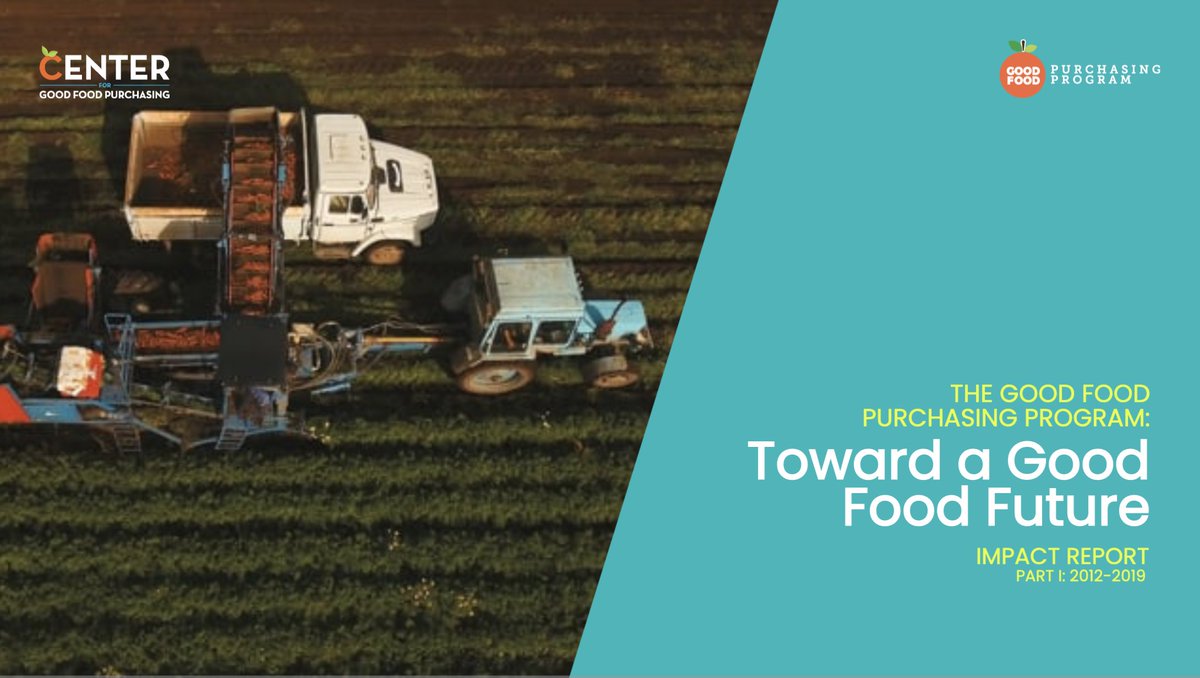 center4goodfood's tweet photo. We’ve come a long way folks! Our *new* online multimedia report celebrates the many accomplishments of coalitions & institutions across the country working to make #GoodFoodPurchasing a reality in @goodfoodcities' first 8 years. https://t.co/RF6EC4dd51 https://t.co/twzzezbrLK