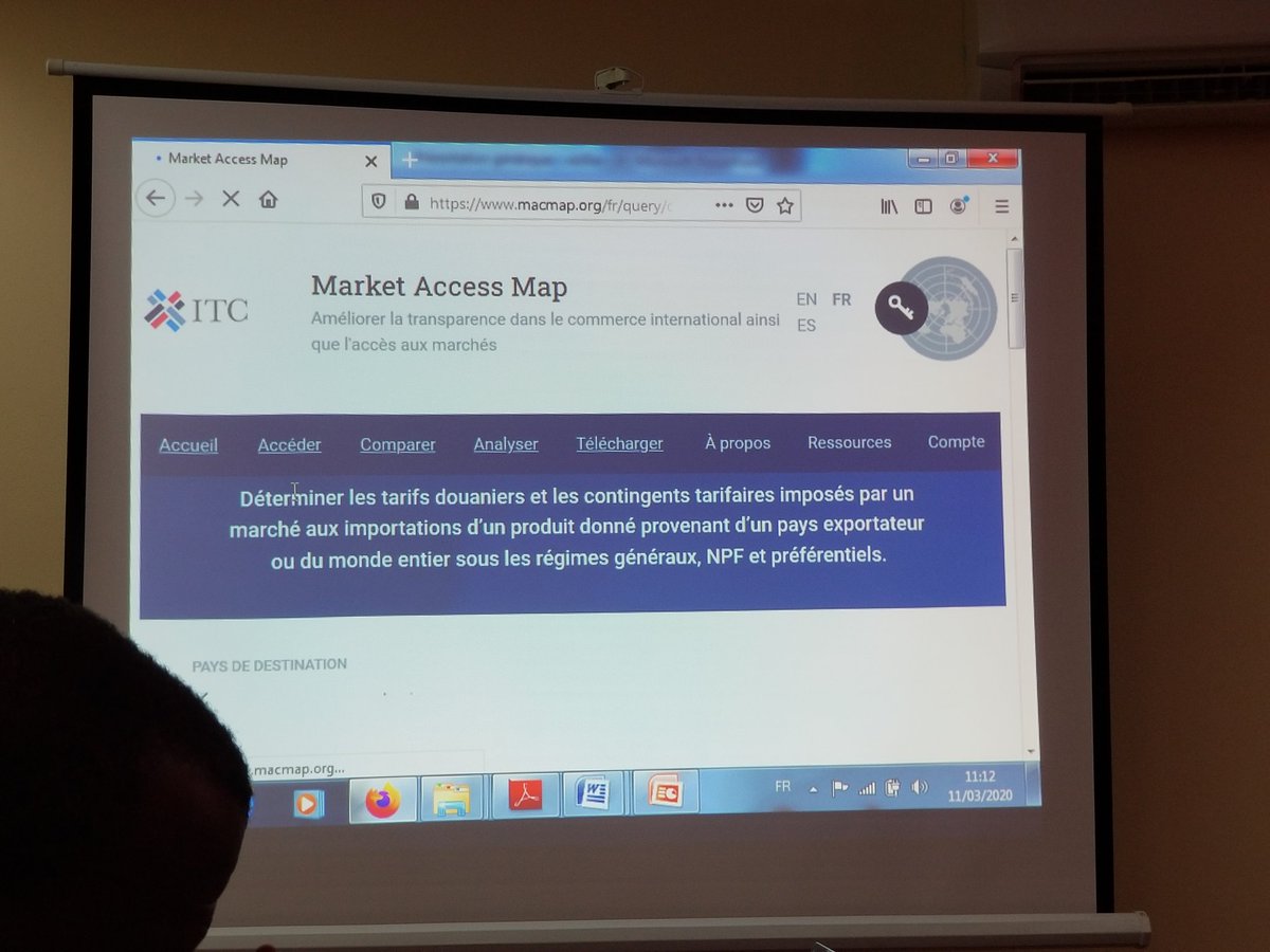 kantchari's tweet photo. @ITC_MktAnalysis certified trainer, provided an #Awareness 🗣session on #NonTariffMeasures and #AccessToMarket to Ministry of #Mining of #Niger. Participants discovered #MacMap, #ePing, #RoR . Capacity building to boost @AfCfta #implementation. @PresidenceNiger @AbdoulayeDiop8 https://t.co/kxv01NpTxM