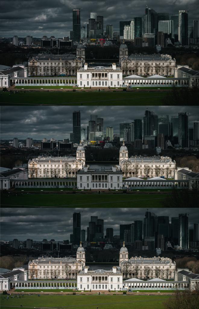 This morning light &amp; shadows over <a href="/RMGreenwich/">Royal Museums Greenwich</a> <a href="/orncgreenwich/">Old Royal Naval College</a> from <a href="/ROGAstronomers/">Royal Observatory Greenwich</a> . Quite a dramatic sight with @yourcanarywharf in the background. <a href="/visitlondon/">Visit London</a> #cityscape #london #architecture #Greenwich <a href="/theroyalparks/">The Royal Parks</a> - nunzioprenna.co.uk