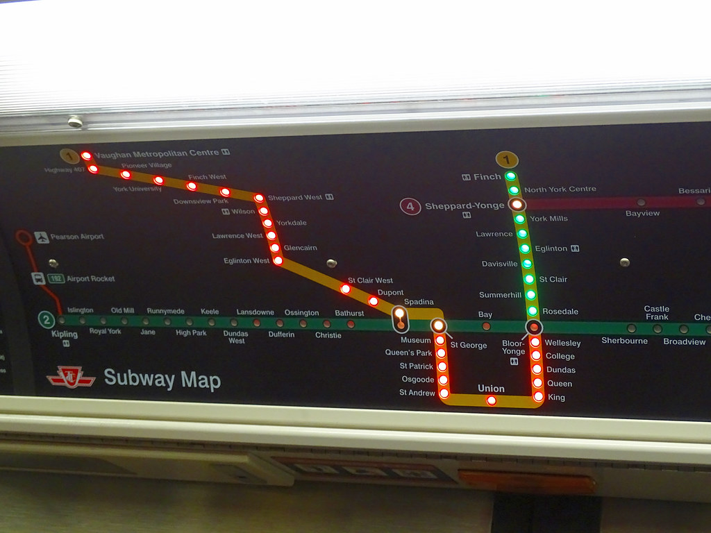 SidShekhar555's tweet photo. For someone whose got their headphones in on the TTC (a lot).. having the stations light up really helps me know where on earth I am going! #bme1802 #gooddesign https://t.co/66fANugtCU