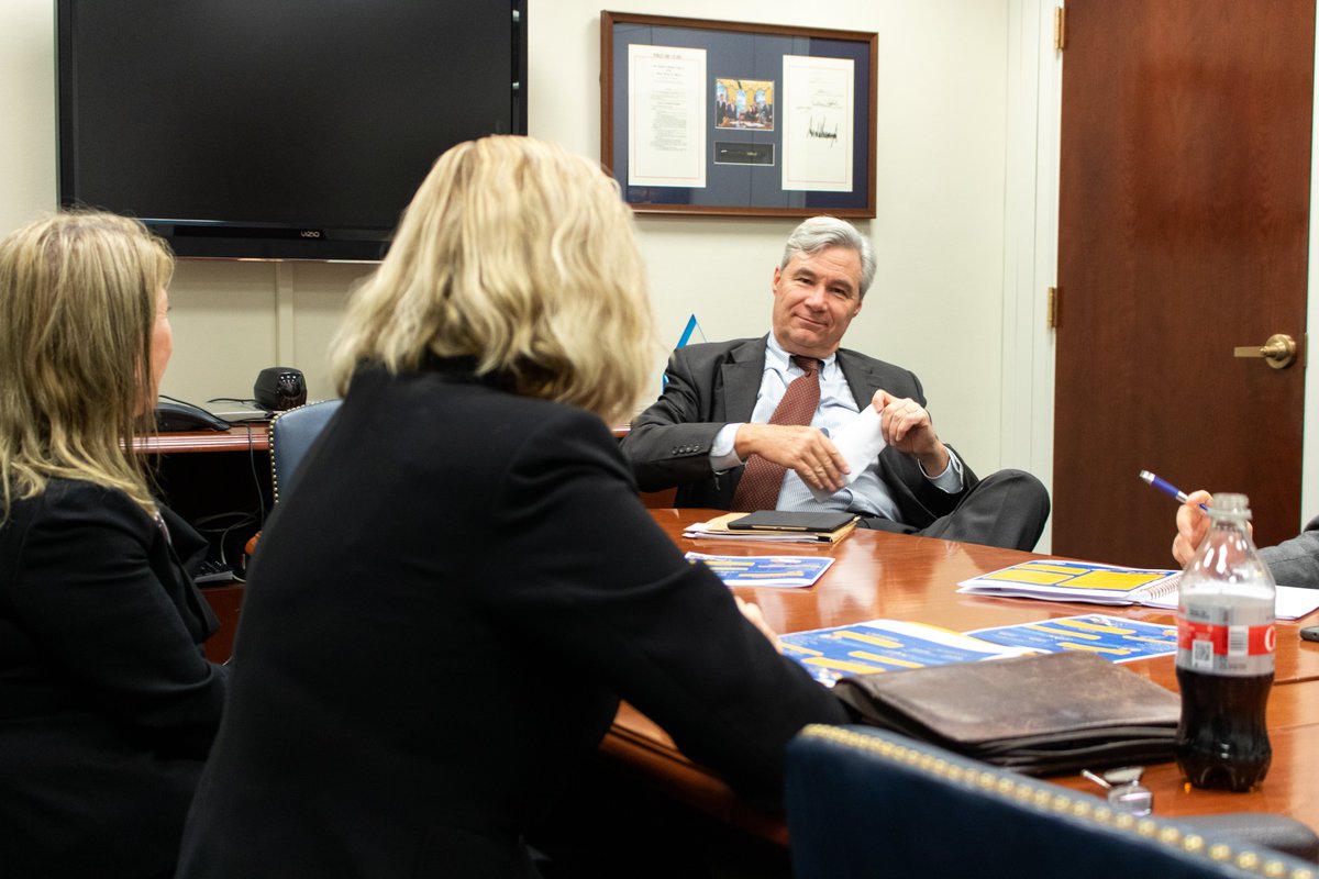 SenWhitehouse's tweet photo. Thank you to the folks at @RIHousing for helping #RIers access safe, affordable housing. It was great meeting with you. https://t.co/EZaYsyeUNu