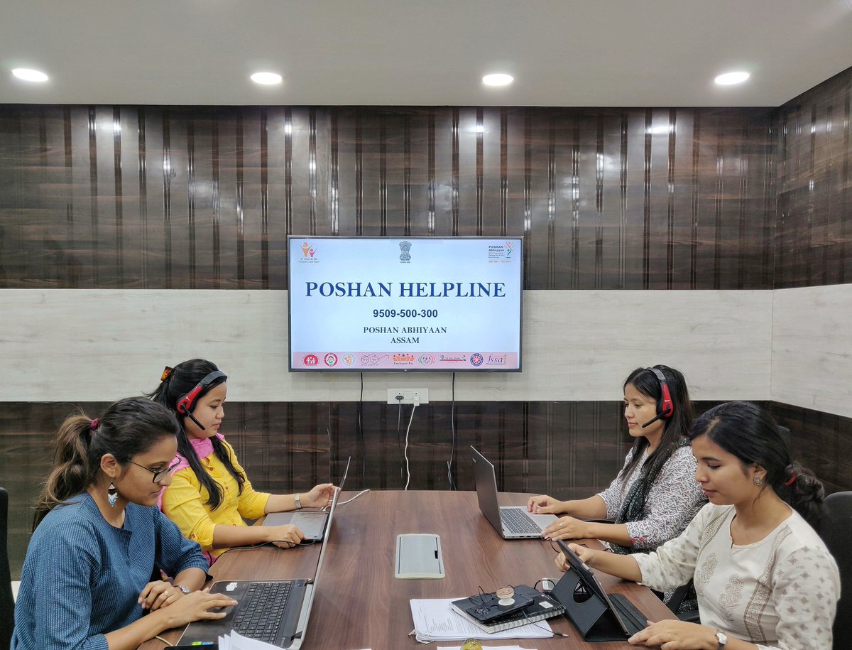 PoshanAssam's tweet photo. A team facilitated by @PraveenAivalli and @Hargobinda2 will be addressing range of health &amp; nutrition related queries from communities as part of #PoshanPakhwada2020 celebration in Assam. Centre is set up at SPMU    @POSHAN_Official @MinistryWCD #PoshanPakhwada2020 @smritiirani https://t.co/5YclfmSudR
