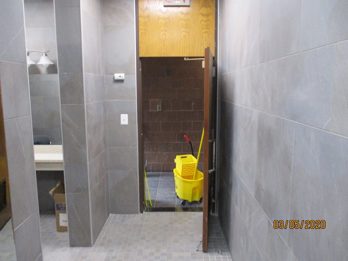 NJTRANSIT's tweet photo. Crews recently completed a gut renovation of the bus operator restrooms at Howell Bus Garage. https://t.co/3mMrGYzAQp