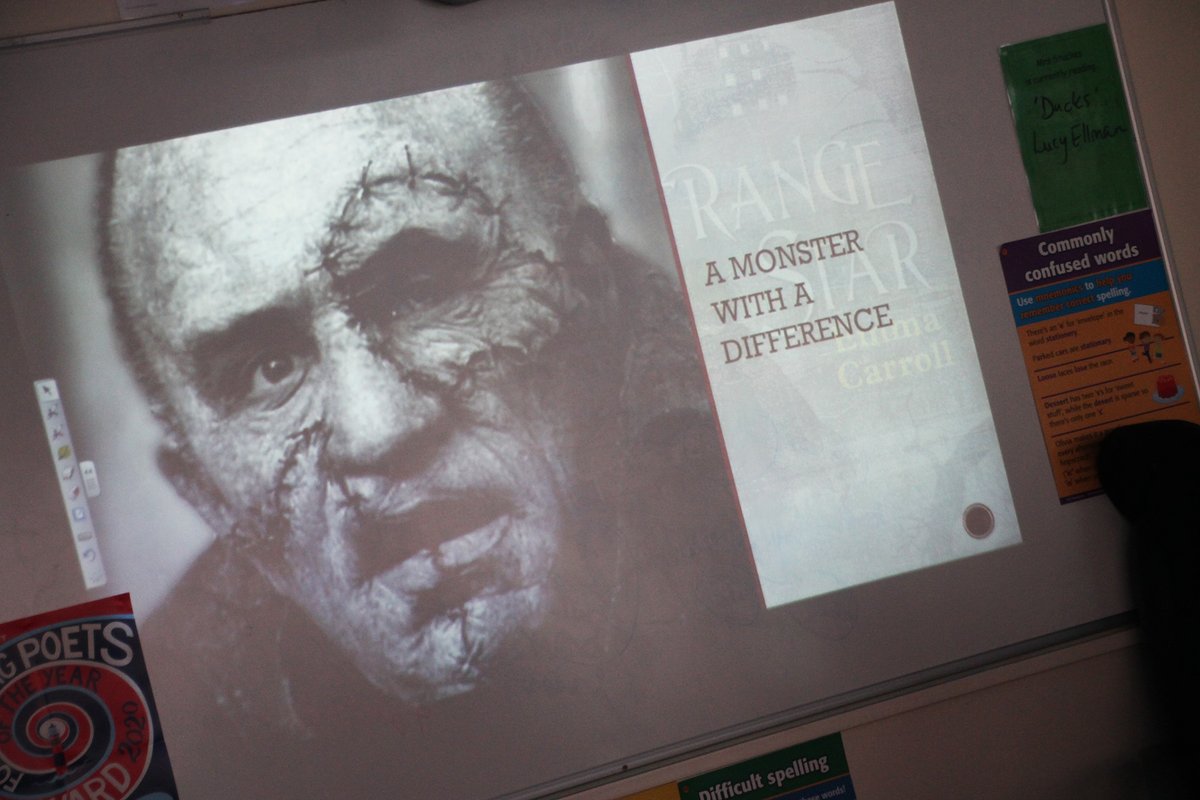 KingsCollPrep's tweet photo. Inspired by her #Frankenstein-esque novel, #StrangeStar, author @emmac2603 joined us yesterday for a spine-chilling workshop on #gothic fiction. Our Year 7 pupils were fascinated by the genre and even had a go at devising their own frightening monsters. @KH_Library https://t.co/85j8iHpgTG