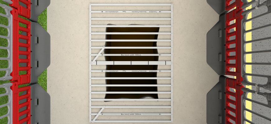 AmeyLtd's tweet photo. Meet the winner of Amey Utilities' 2020 Challenge, the Trench Grid, developed in partnership with @OxfordPlastics. This will allow us to safely cover excavations overnight. #BeTheBetter https://t.co/j06yGlSRpE https://t.co/0qQVEv7kc3
