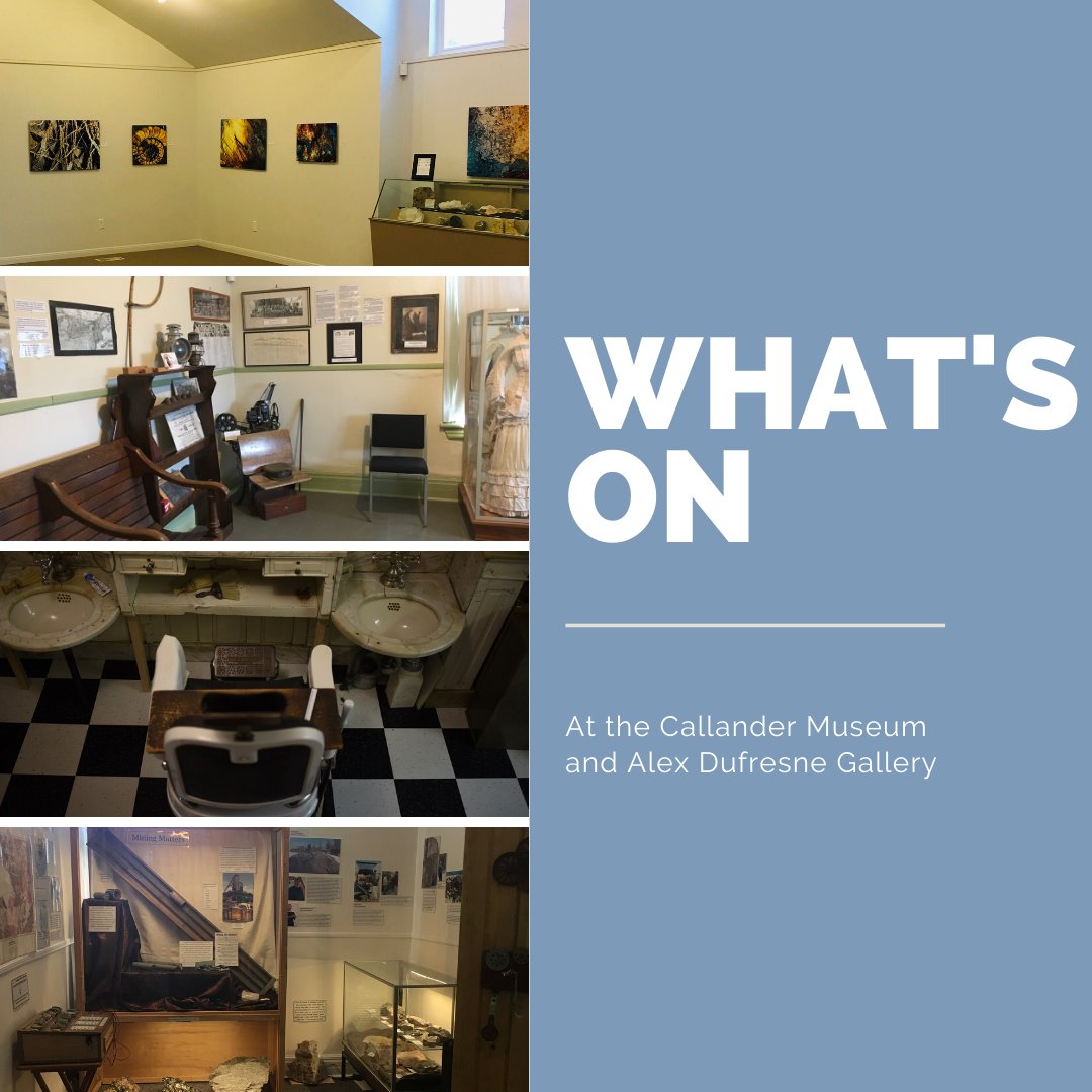 Wednesday Round-Up: What's ON at the Callander Museum!
Art class tomorrow, ideation workshop with <a href="/CreativeIndNB/">Creative Industries North Bay</a>  on Monday, our current art show and more! Details here --> bit.ly/2Q3aQWQ