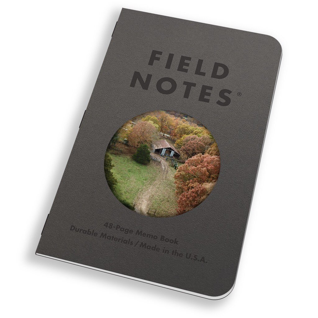 ProFF95's tweet photo. @FieldNotesBrand “Vignette” edition is customizable. This one is on the family farm highlighting the Fall colors. #myownfieldnotes https://t.co/YVRGsVO0rf