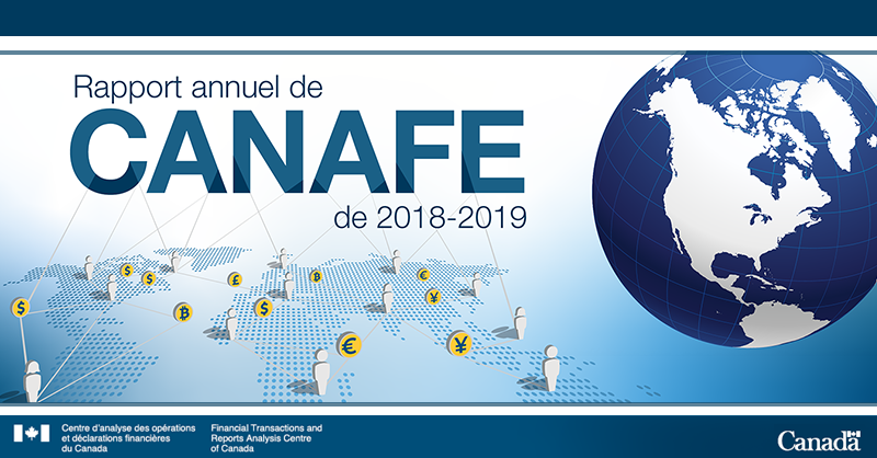 CANAFE_Canada's tweet photo. Le rapport annuel de #CANAFE est disponible! Découvrez ce que nous avons accomplit en 2018-2019.
'Canadiens en sécurité, économie sûre.' https://t.co/a2vATa8CQ9 #RapportAnnuel https://t.co/wjyuIt1OoU