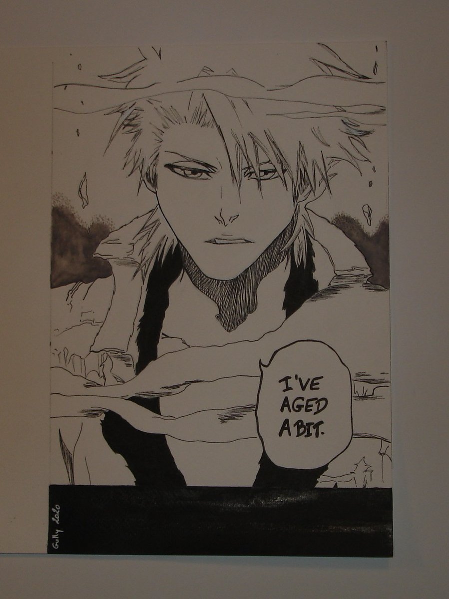 ChrisMledessin's tweet photo. Bleach Tōshirō Hitsugaya 🙂😳 j'ai encore fait des ratures 😓faut vraiment que je me reprenne😕 #bleach #mangaart #drawing https://t.co/npv3irmPK3