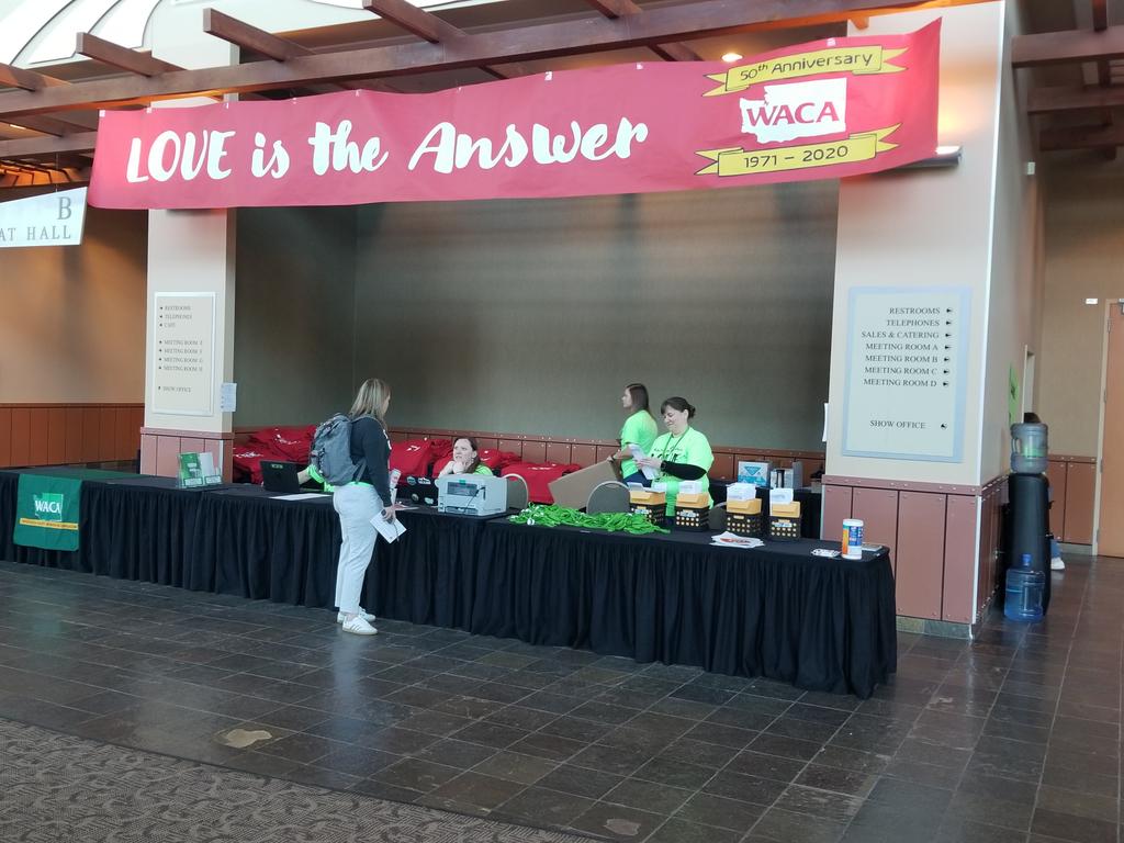 GuyTSimpsonJr's tweet photo. What ever the question, LOVE is the Answer. #WACA20 is underway. 50 years of being better. #COVID19 isn't welcome. https://t.co/wwkN1GgJko
