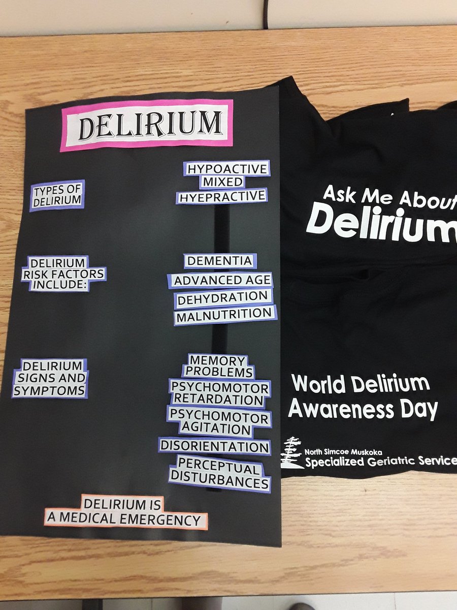 RNHolls4u's tweet photo. World Delirium Awareness Day!
#WDAD2020 https://t.co/r94Z78Frj0