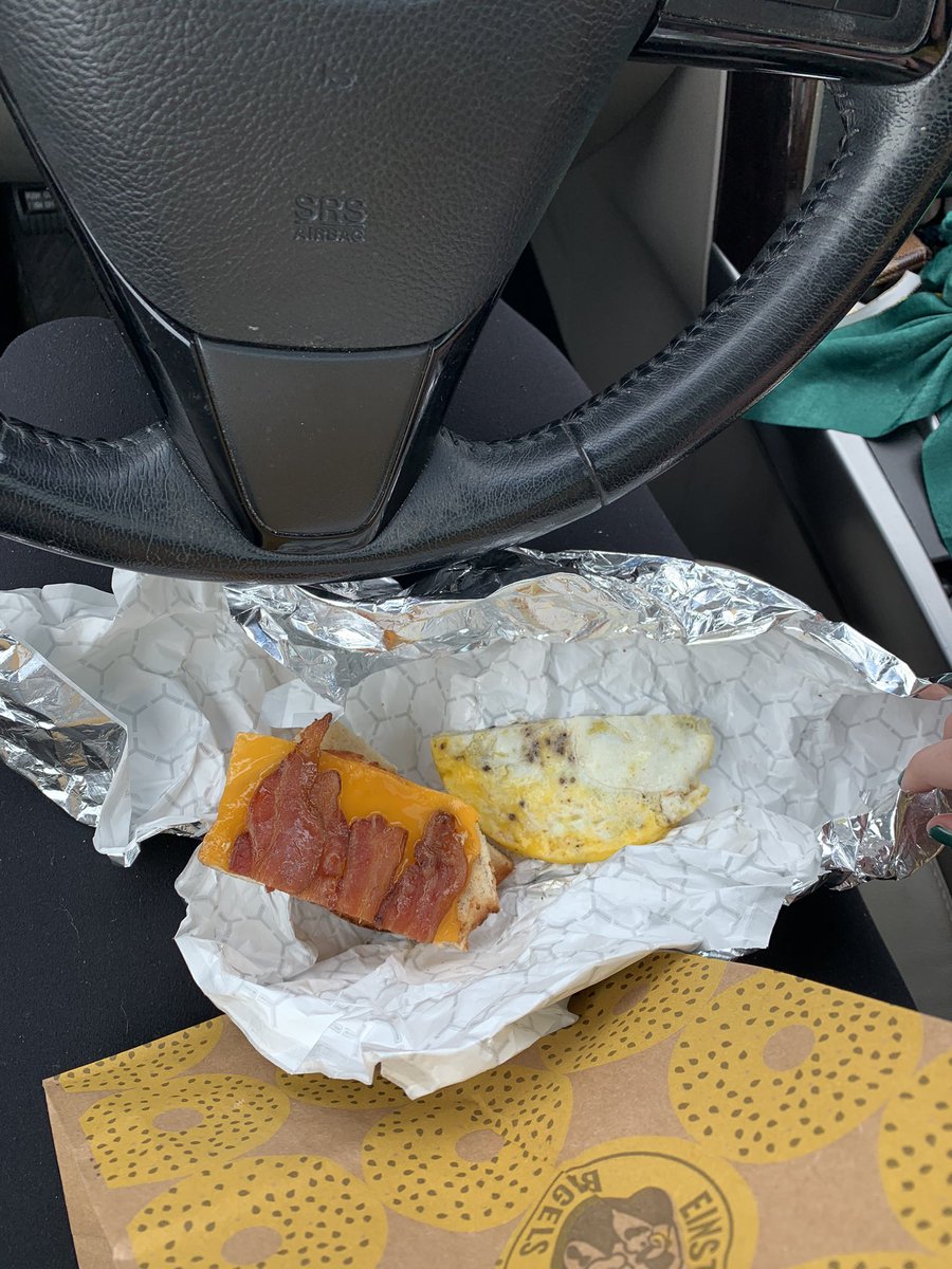 DancerAnnalee's tweet photo. @EinsteinBros @cariboucoffee This is the egg that came in my bagel. Disgusting. https://t.co/gvV0so1WQa