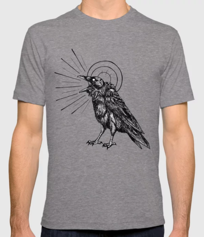 impkinArt's tweet photo. Will be spending some time over the next couple of days getting more designs up for sale on apparel and other various items.
"HOLY CROW" is now available on Society6!
https://t.co/NfgGdl85DJ https://t.co/gh7liGfojE