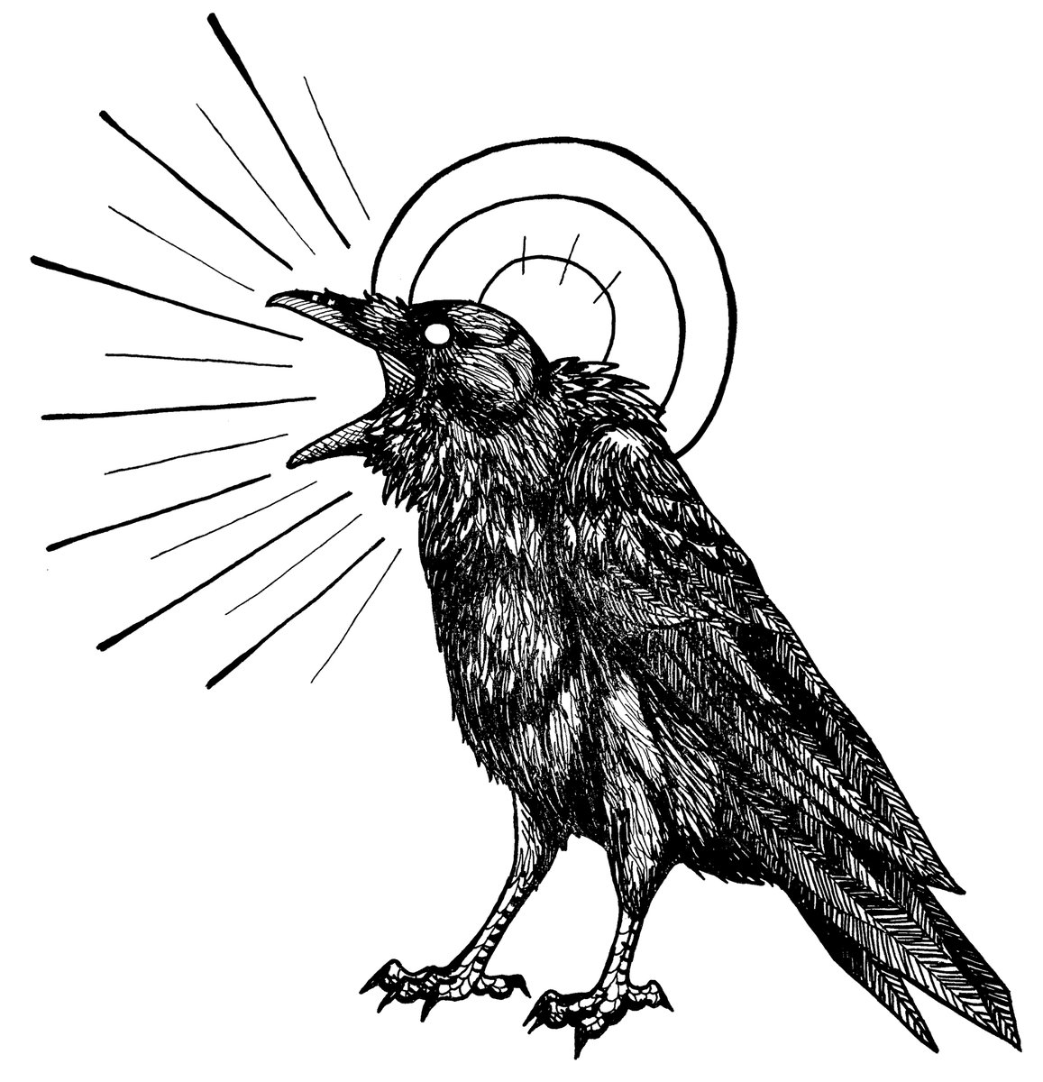 impkinArt's tweet photo. Will be spending some time over the next couple of days getting more designs up for sale on apparel and other various items.
"HOLY CROW" is now available on Society6!
https://t.co/NfgGdl85DJ https://t.co/gh7liGfojE