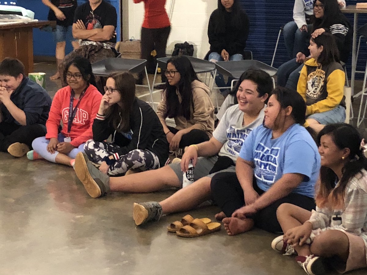The University of Hawaii at Manoa brings the Balinese Performing Arts Theater to Waimea Canyon Middle School for two days of student workshops.  Students enjoyed Shadow Theatre featuring puppets, shadow actors, dancers, and live gamelan music.  Creativity at its best!