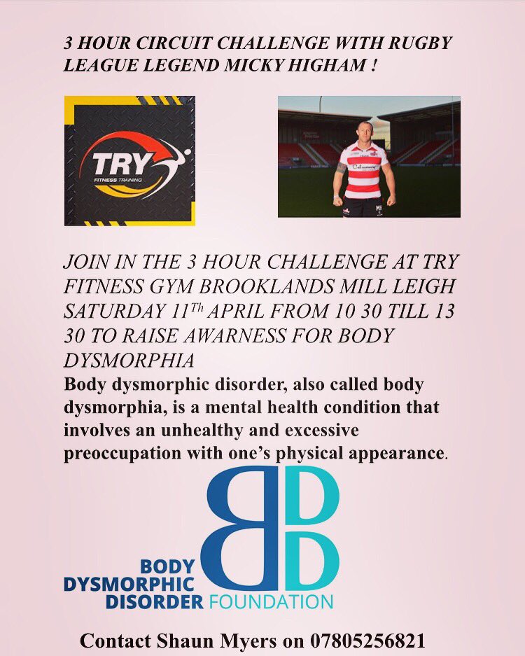 ShaunyMyers's tweet photo. 9 weeks into my 3 months sober challenge and finally managed to get round to sorting the 3 hour circuit. Only asking people to come down and do an hour or so. Please let me know if you’re interested @mickyhigham @TRYFitnessleigh @leighminersrl @BDDFoundation https://t.co/am8JIJBqKO