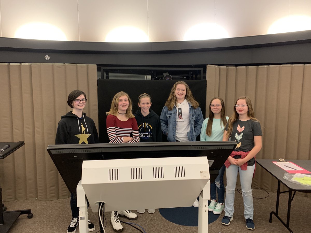 mr_funk30's tweet photo. Here are a few of the 7th-grade students that presented their Star Stories in the Educational Theater on Monday.  Great job! https://t.co/mIKZZEMF8d