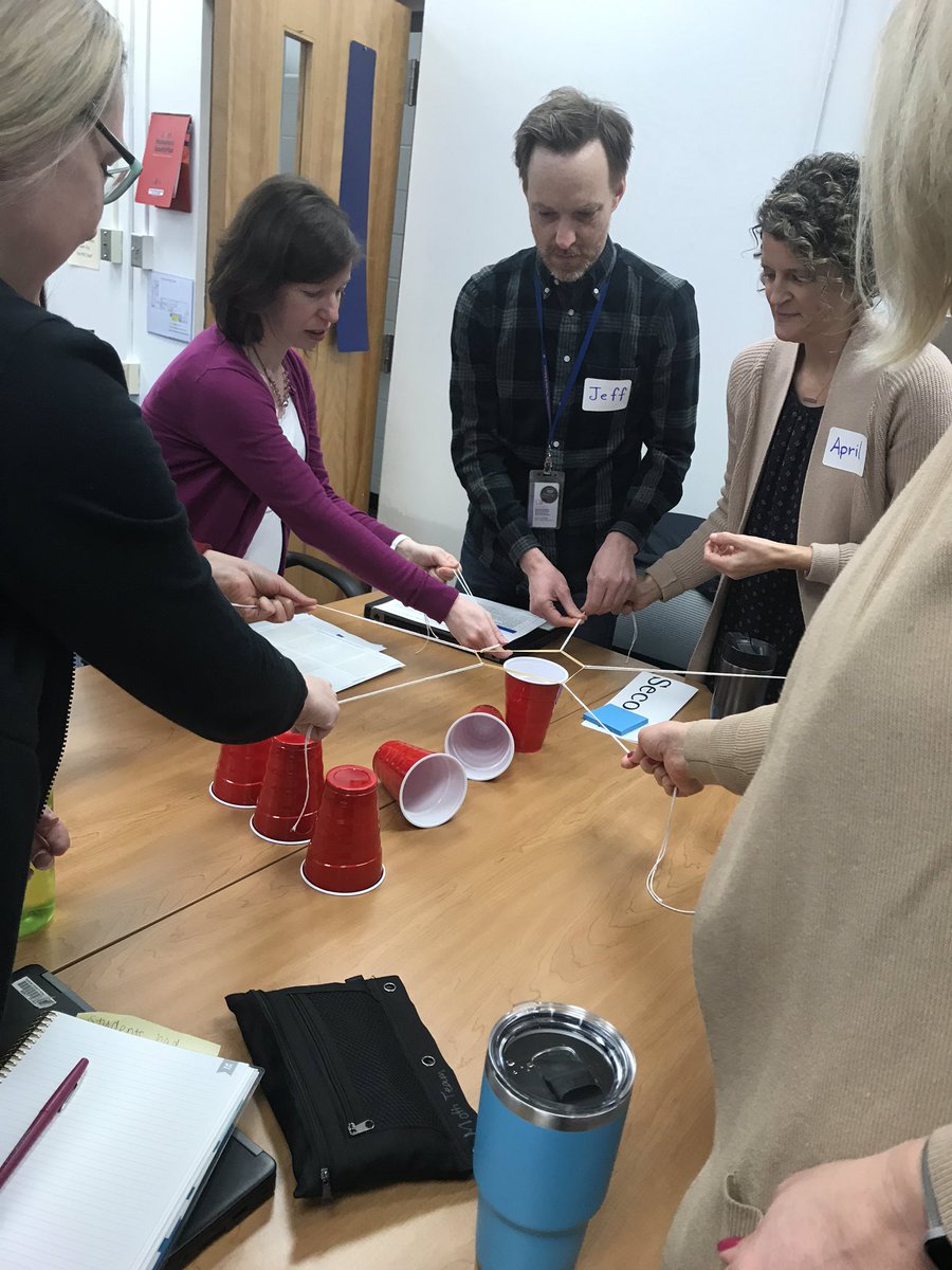 LynneBursch's tweet photo. Team building with the #MathSUMmit2020 facilitators! @MathematicsFcps https://t.co/wqzYOgnRUh