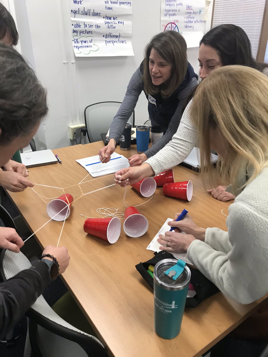 LynneBursch's tweet photo. Team building with the #MathSUMmit2020 facilitators! @MathematicsFcps https://t.co/wqzYOgnRUh