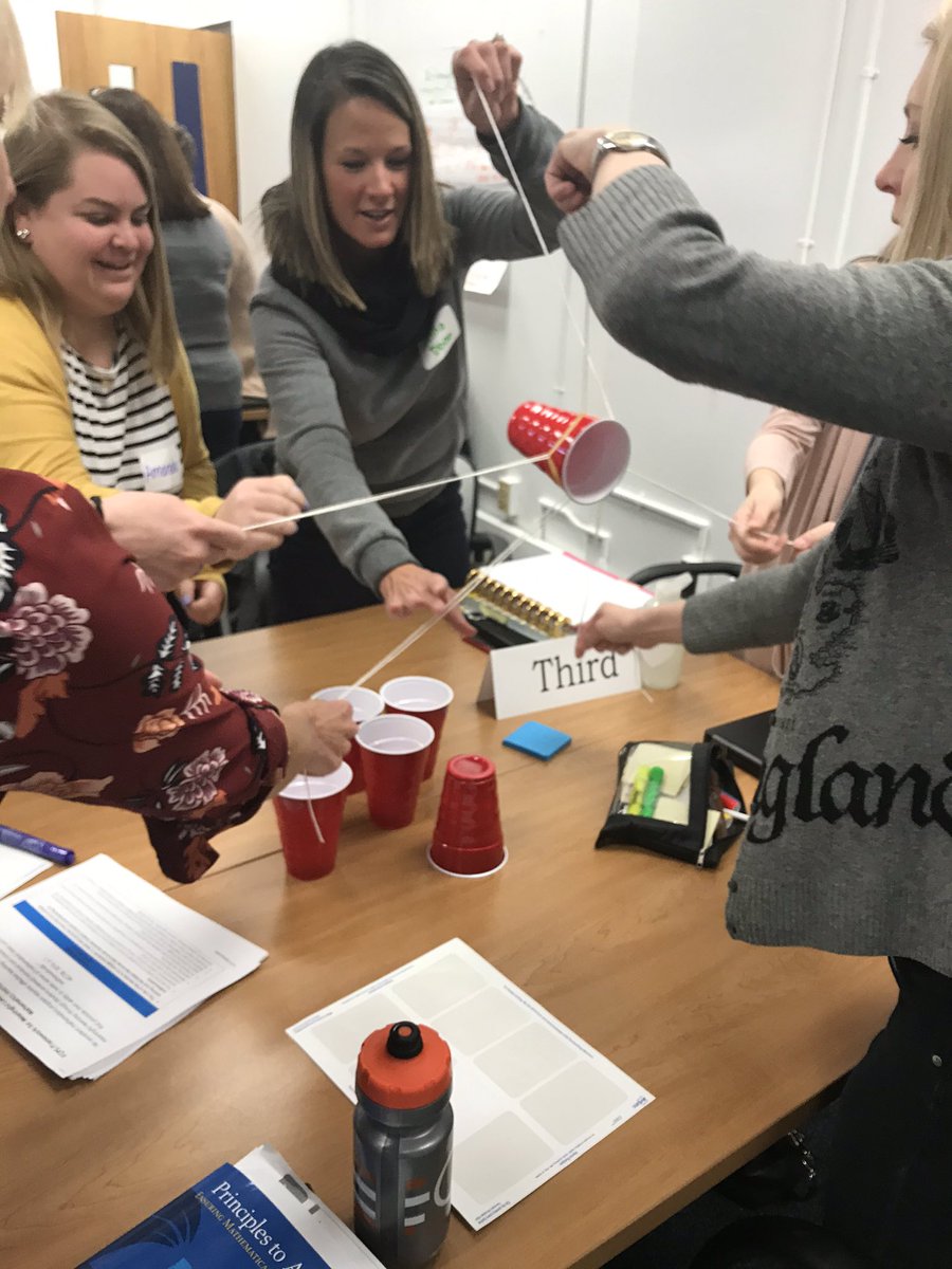 LynneBursch's tweet photo. Team building with the #MathSUMmit2020 facilitators! @MathematicsFcps https://t.co/wqzYOgnRUh
