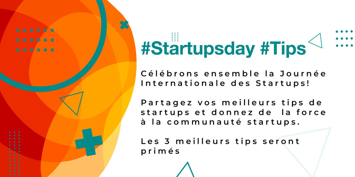 GroupeSonatel's tweet photo. Célébrons ensemble la journée internationale des #Startups !
Partagez sous ce tweet vos meilleures astuces de startups et donnez de la force à la communauté #entrepreneur. #StartupDay #Sonatel
Les 3 meilleurs tips seront primés. https://t.co/yBnkoPfsGZ