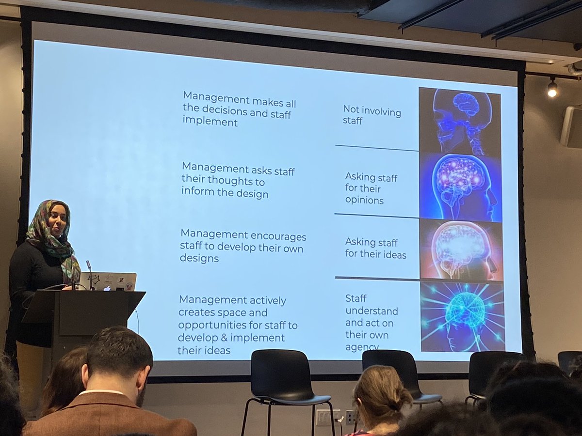 charlesfinley's tweet photo. Fantastic case study talk from @SafiahC on how to create an environment for daily innovation &amp; improvements identified, designed &amp; implemented by staff &amp; clients in the field - “distributed innovation” by and for the people they serve #C4CSummit https://t.co/2Xb5V6KFii