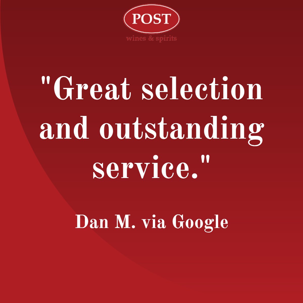 PostWines's tweet photo. You can expect a perfect experience each time you shop with us! https://t.co/3PeAaG5EhL