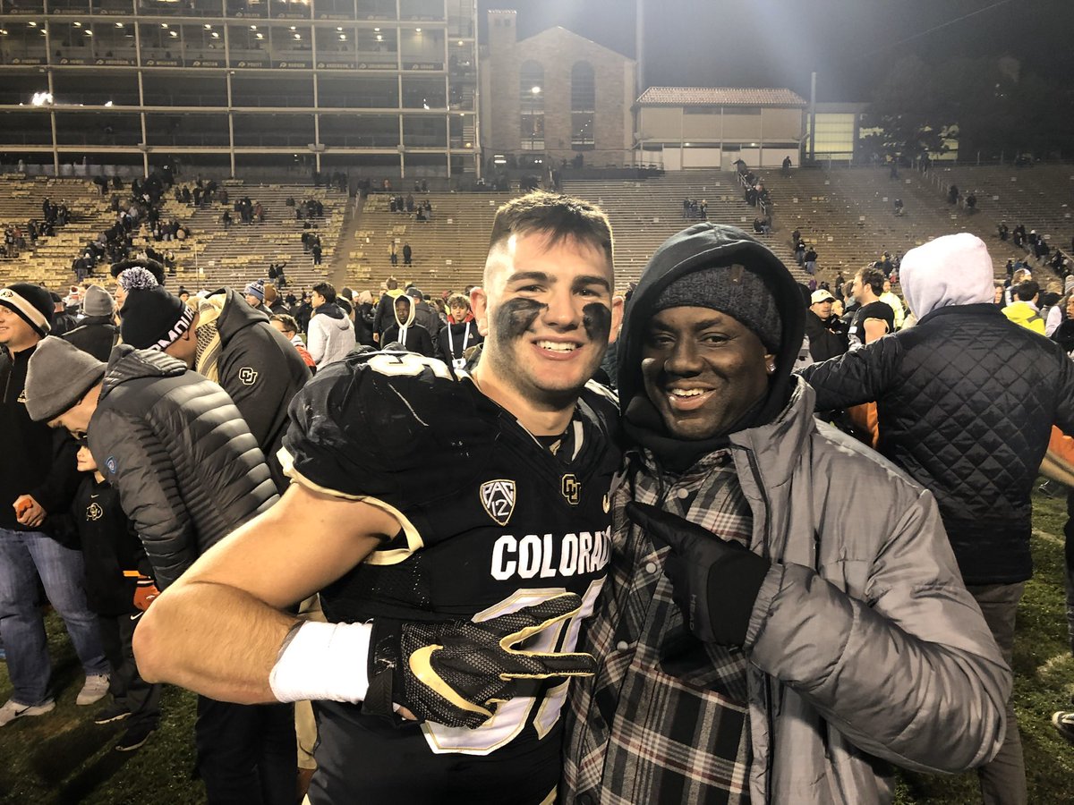 CoachTTMP's tweet photo. Blood couldn’t make me any closer to these young men I love you guys beyond words. Have great Pro Days today at Colorado. Always #SkoBuffs #TMPMafiaAlumni @BBisharat #NJFalo 🏁👌🏾#WhiteCoCo #NJDaBeast https://t.co/LVz1a6KcpJ