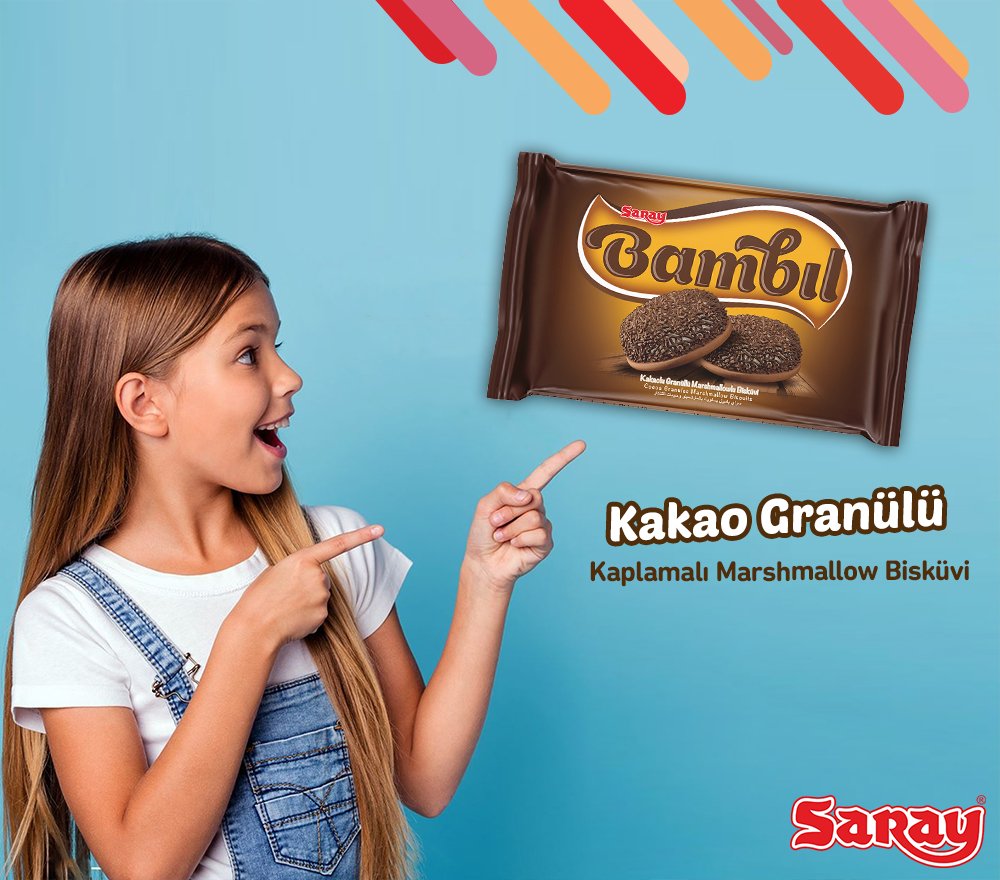 Ödüllü Yarışma 🎁
 Kakao granülü kaplamalı yumuşacık marshmallow bisküvi! Çocuklar onu sevdi 😍
-Görseli beğen, RT yap,
-Yoruma #SarayBisküvi yaz,
Lezzet Paketi kazanma şansı yakala!
#Saray #SarayBisküvi #Bambıl #SarayBambıl #çekiliş #çekilişvar #çekilişzamanı #sürpriz #hediye