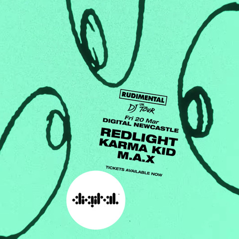 Friday 20th March sees <a href="/Rudimental/">Rudimental</a> come to Newcastle for their UK DJ Tour &amp; bring heavy hitters <a href="/UKREDLIGHT/">Redlight</a>, <a href="/KarmaKid2/">Karma Kid</a> &amp; M.A.X for support! 🔊

Get your tickets from Skiddle- bit.ly/RudiDigi2020 🎟

#Rudimental #Redlight #KarmaKid #MAX #Digital #DigitalNewcastle  #Newcastle