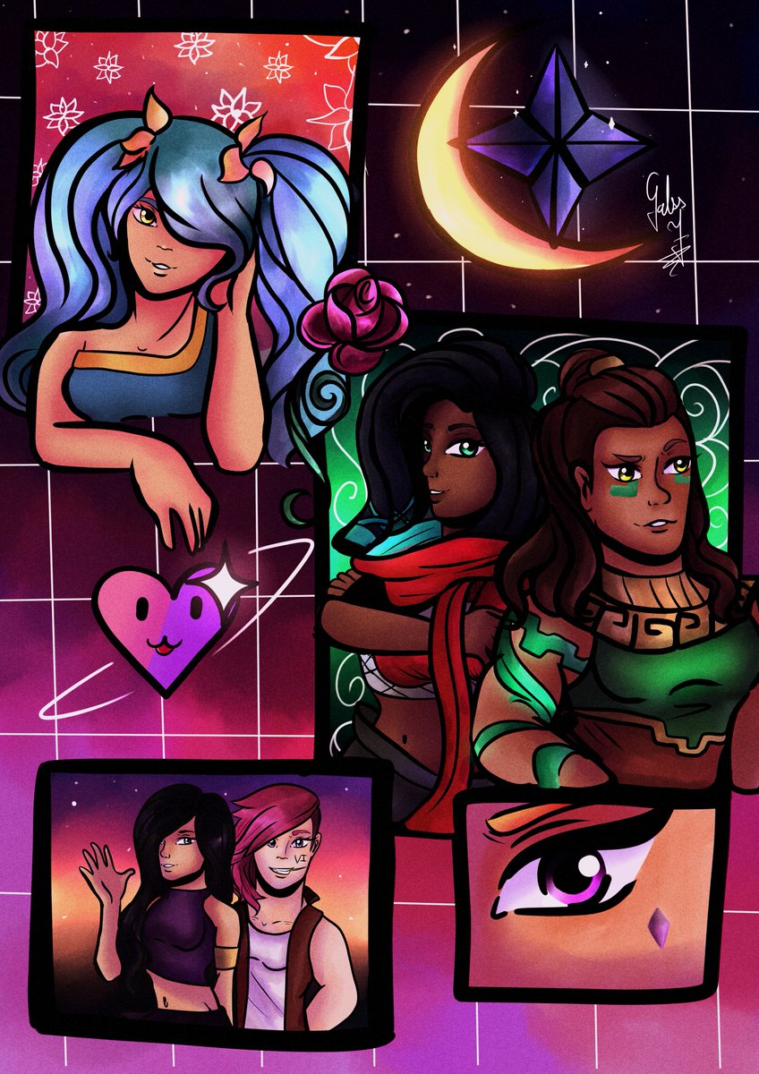 RhiLai_Art's tweet photo. 💜🌟 Demorei séculos mas terminei :3🌟💜
#startofinish #ArtofLegends #sona #senna #vi
#caitlyn #vi #illaoi #LeagueOfLegends https://t.co/JHsrghFQx9