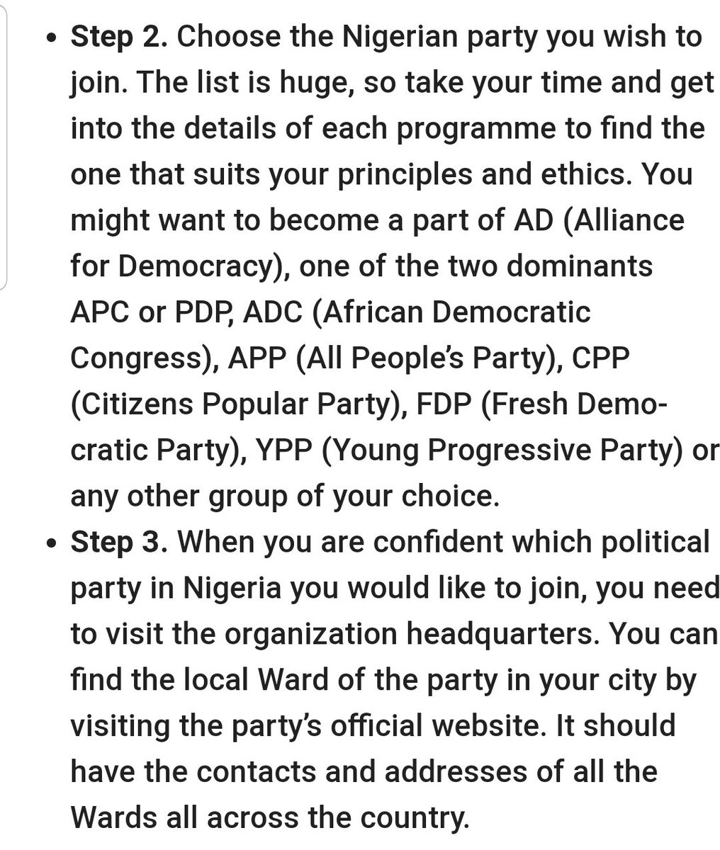 IkejaLagos's tweet photo. How to join a political party in Nigeria?

NASS
Lagos State
INEC
APC
PDP
NIGERIA https://t.co/IFCRw2uCga