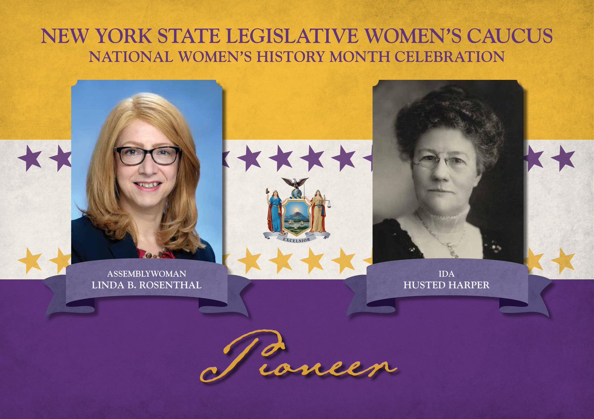 Highlighted by Assemblywoman Linda B. Rosenthal for Women’s History Month is “Pioneer” and Suffragist, Ida Husted Harper! #whm #whm2020  #WomensHistoryMonth  #womenshistorymonth2020 #suffrage #idabhusted #suffragist #herstory #nyslegislature #womenlead #nyslegislature #nyslwc