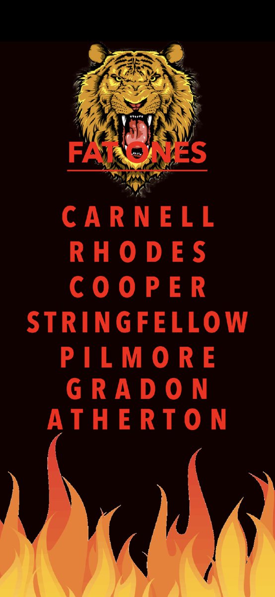 SoccerFatOne's tweet photo. ❤️🖤 LINE UP🖤❤️ 

Your team to face Stroke Titty in an hours time. A reminder that updates for the game will be posted here 📲 

#SFO #SFOFC #FatOnes https://t.co/aTl0inVpsP