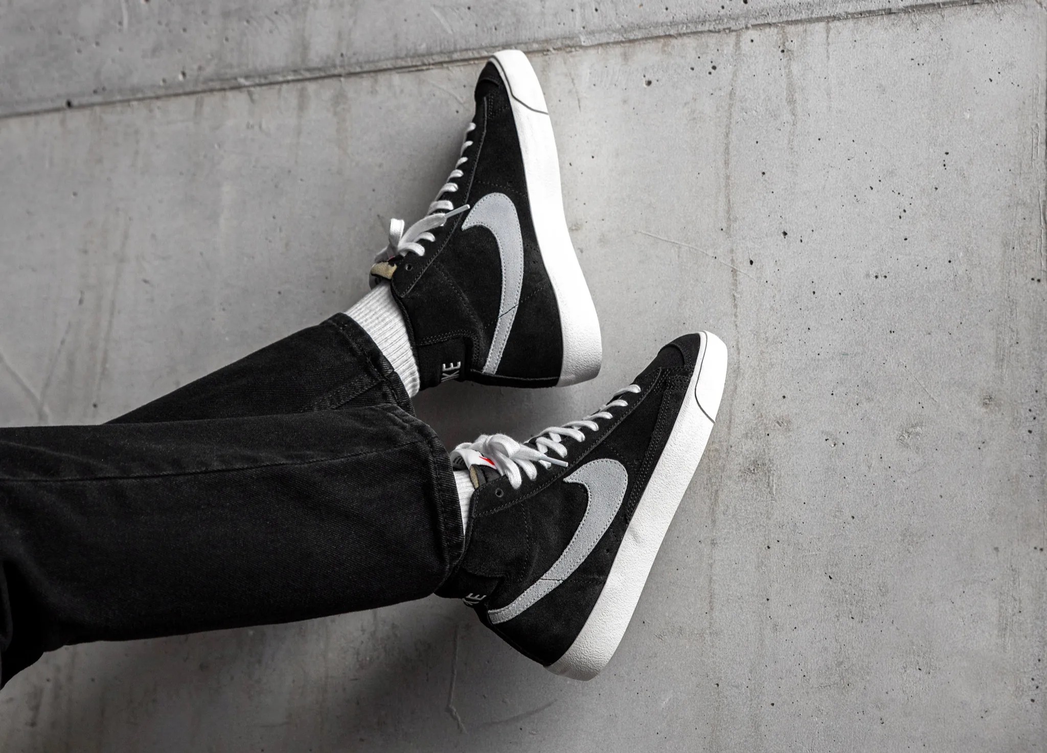 Nike blazer mid 77 vintage black suede online