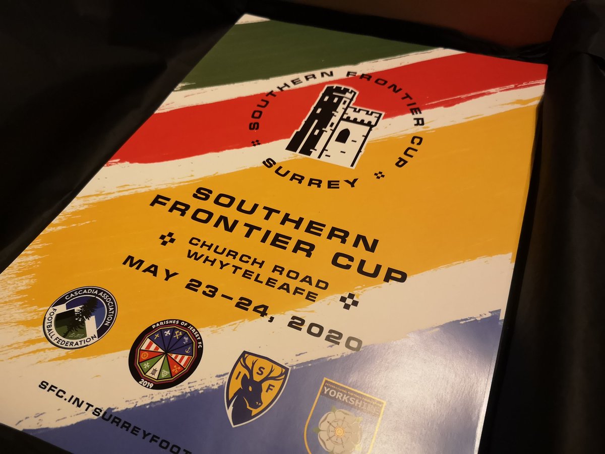 IntSurFootball's tweet photo. Poster anyone? You'll be seeing these soon at @WhyteleafeFC and hopefully other places as we aim to ramp out our promotion of the #SouthernFrontierCup away from just your phone screens!

Poster design credit: @MichaelDanger19 https://t.co/HLTKol35DY