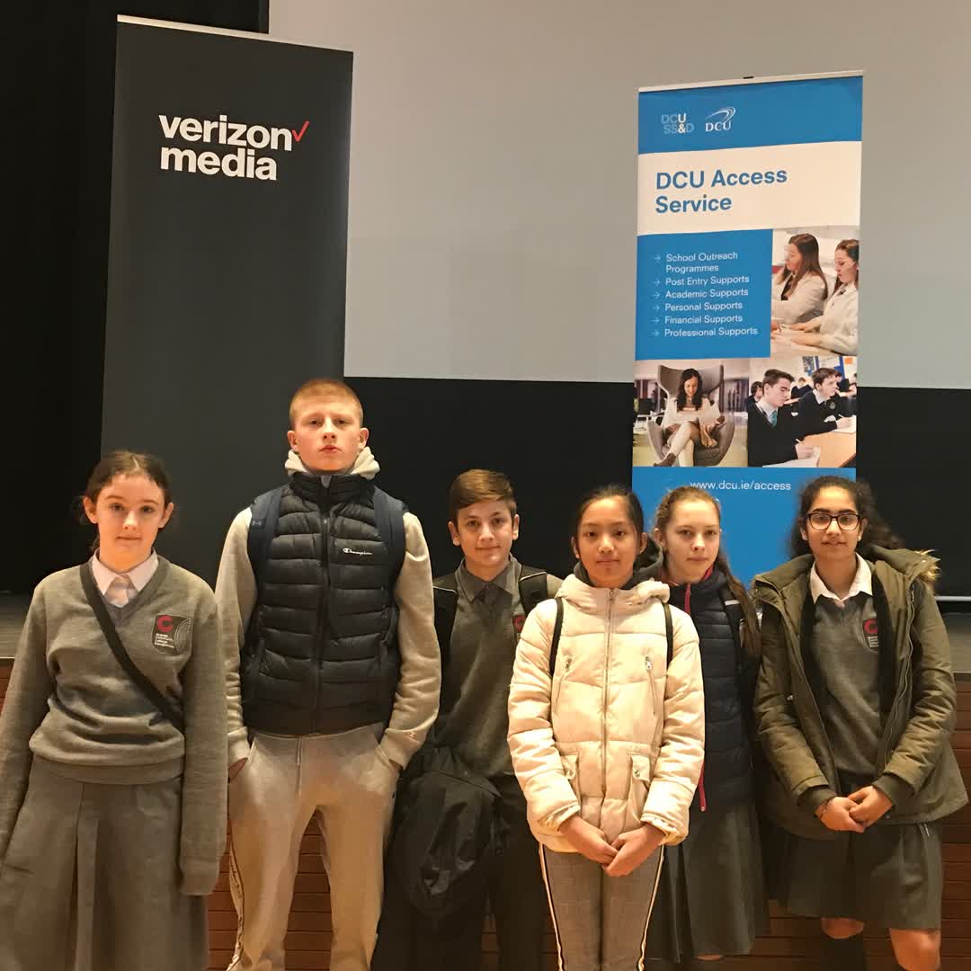 CcGrange's tweet photo. Well done to Stefan, Joanna, Sumedha, Maria, Katie and Alex in first year who competed in this year's DCU Maths Quiz. The team did really well completing against 11 other schools. 😊👍 https://t.co/afm4xUDMCq