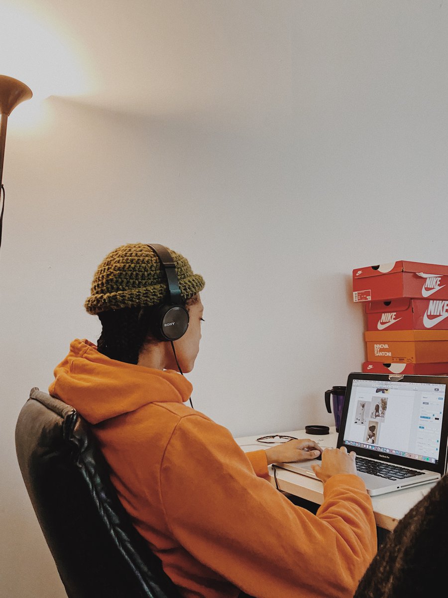 YOURLDNSTUDIO's tweet photo. Great to see our new resident Daniella working on some amazing art direction projects in our space. Call us on 0207 532 7801 for more on hot desking with us. #COWORKINGATTHRDS https://t.co/M5ctDKkBS9