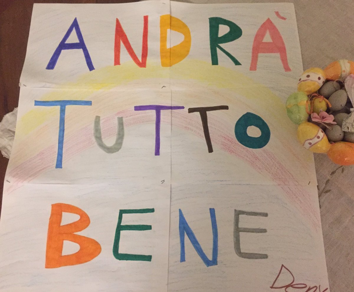 Continua l’operazione #iorestoacasa anche a casa Pigni. Ed intanto ci prepariamo anche noi per l’iniziativa di domenica 15 marzo pv (andrà tutto bene)! Il nostro cartello da esporre fuori dal balcone è pronto. Fatelo anche voi