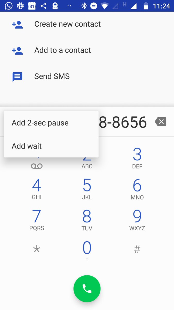 lkbianchi's tweet photo. #WFH TIL: @zoom_us supports calling in a meeting via phone in one step by adding ",," between the zoom phone # and the meeting ID, e.g. +1-646-558-8656,,123456789

On an Android phone, you can insert a comma from the dial screen by selecting "Add 2-second pause" from the menu https://t.co/EZ1r5oSvtV