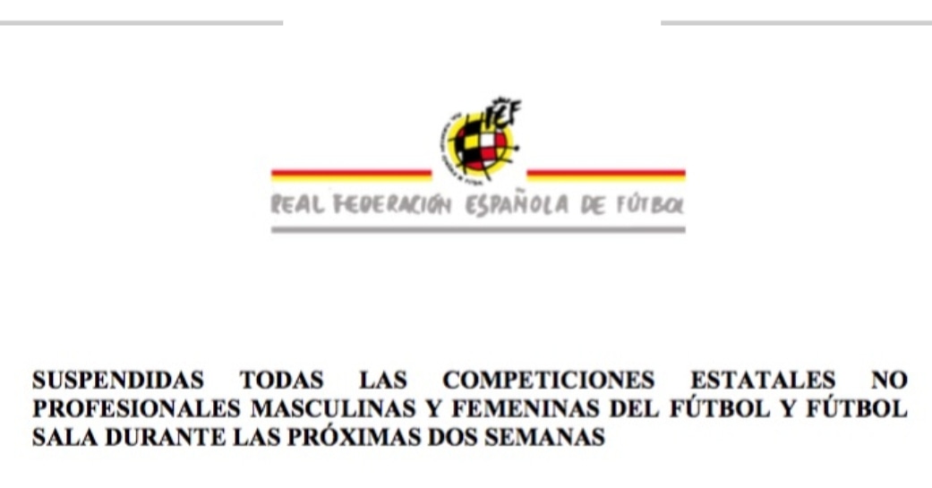 Quedan suspendidos los partidos de fútbol sala durante las próximas dos semanas.
bilbofutbolsala.com/nots/index.asp

#gobilbo #laliga #futsalfeminino #neskak #futfem