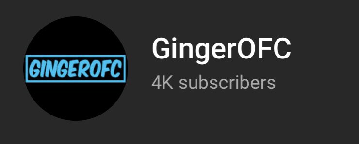 ItsGingerOFC's tweet photo. LETS GO!!! We have hit 4k subs! Lets keep growing together guys. This wouldn’t be possible without you and as always I wanna say thank you for your continuous support #roadto5k #4k #4ksubs #4ksubscribers #4ksubscribersonyoutube #youtube #youtuber #youtubegaming #youtubecreator https://t.co/odhLG7FkTe