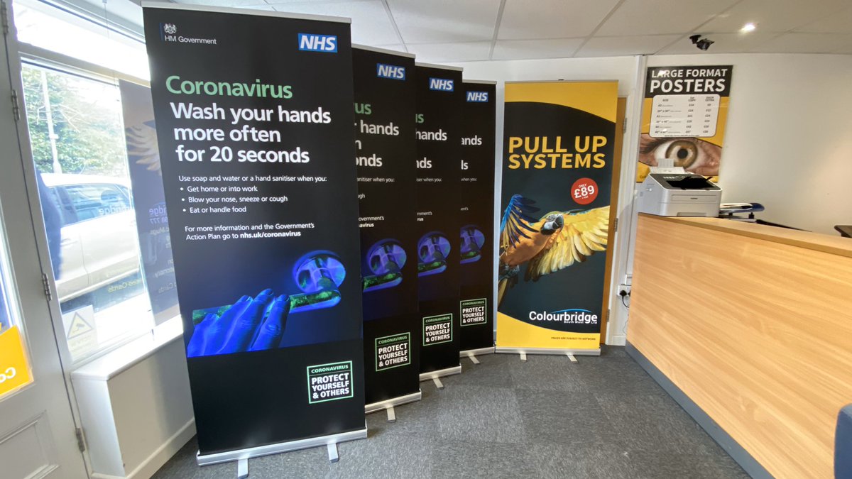 colourbridgesw's tweet photo. Did you know we print pull-up systems for just £89+vat from supplied artwork. Easy to transport and erect, these are great for any business. We also design in house if required. #printing #ivybridge https://t.co/h8iAqE45cJ