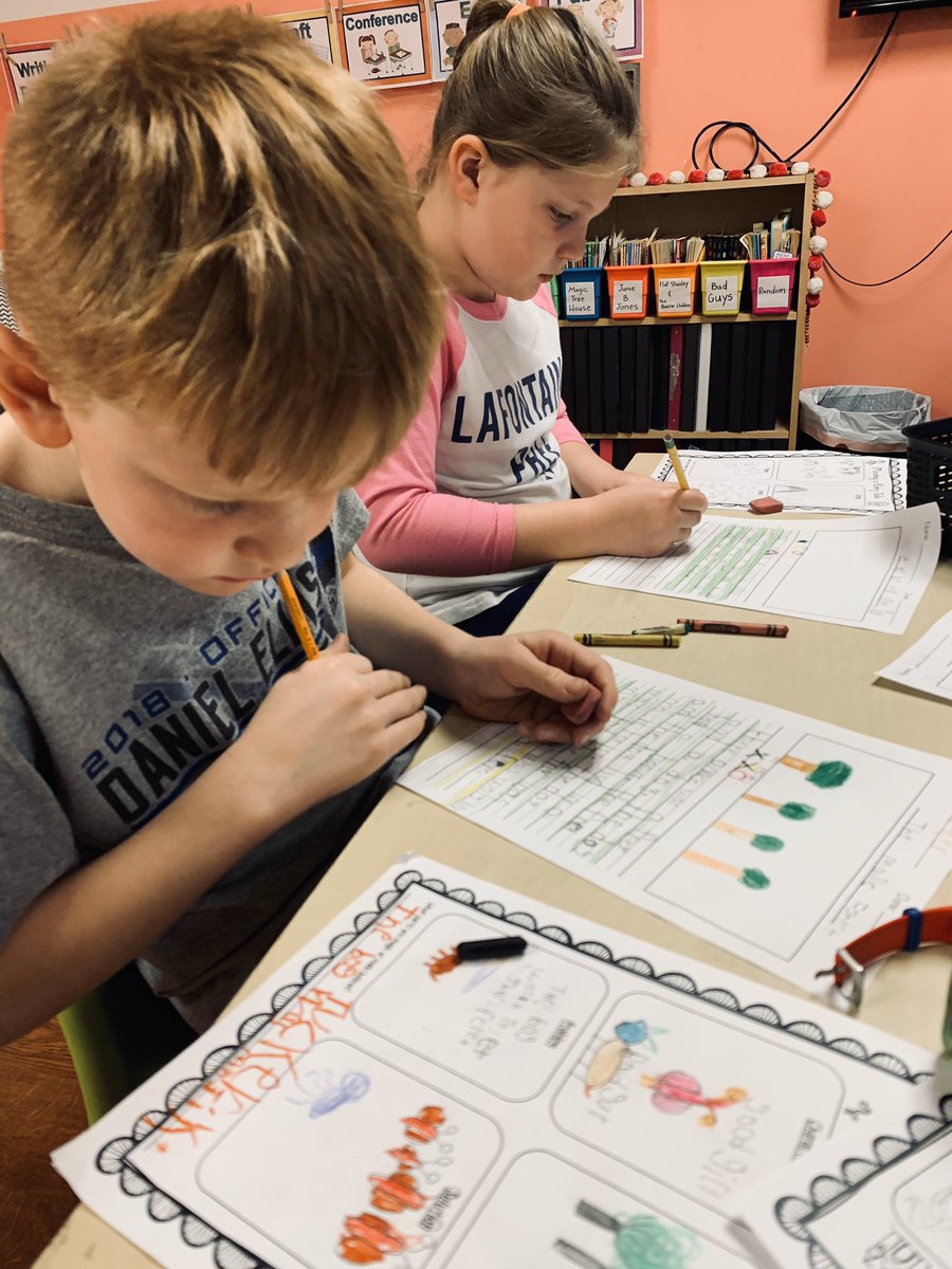 MissCasey_LPS's tweet photo. First grade is hard at work creating their own fairytale story! https://t.co/89VaXpmzfs