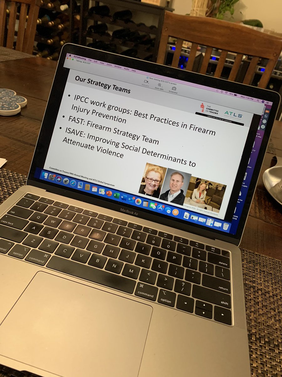 liaoroussos's tweet photo. Teleconference and orientation for new members of @ACSTrauma - keeping the COT mission alive “to develop and implement programs for the optimal injured patient outcomes” going despite #COVID19
#traumastrong
#WednesdayMotivation https://t.co/J39N8L5SLU